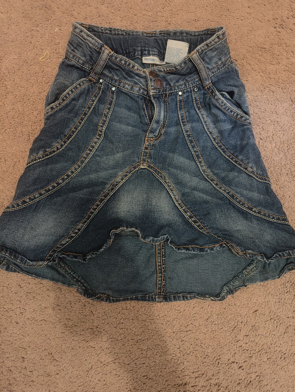 Y2K Mary Kate And Ashley Denim Skirt